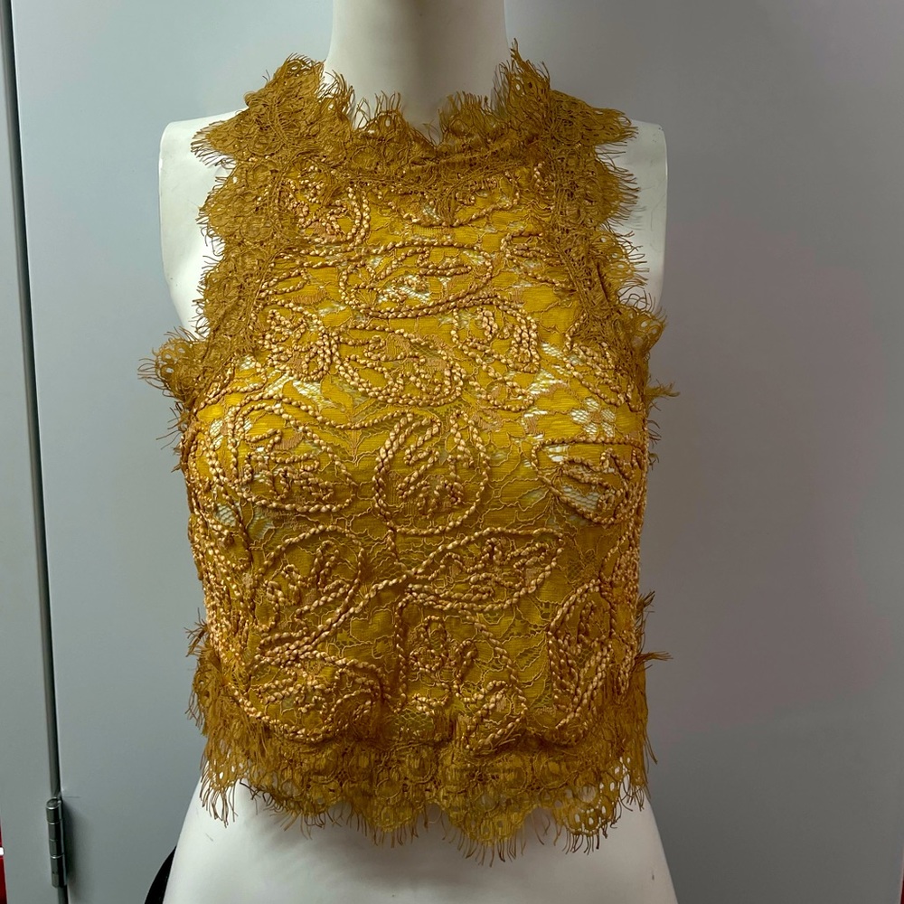 Zara Embroidered Rope Top - Picture 1 of 6